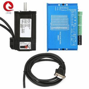 China NEMA24 2PH Nema 23 Stepper Motor Kit 88mm 3N.M 5A HSS60 6A Hybrid CNC Controller Kit on sale