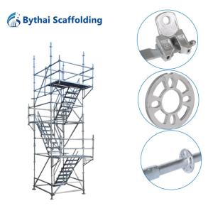 Buy cheap 0.5m Ledger Spacing Ringlock System Scaffolding Industrial Design Style for Support product