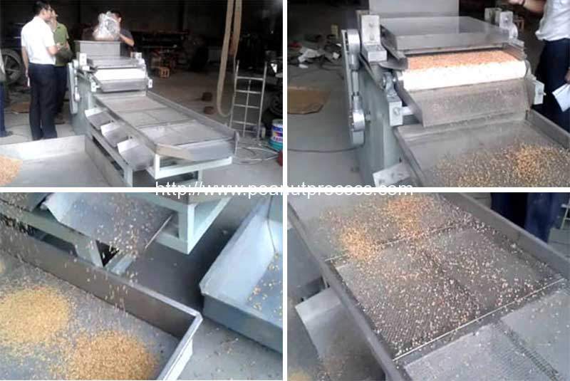 Automatic-Peanut-Kernal-Crushing-and-Particle-Size-Sorting-Machine