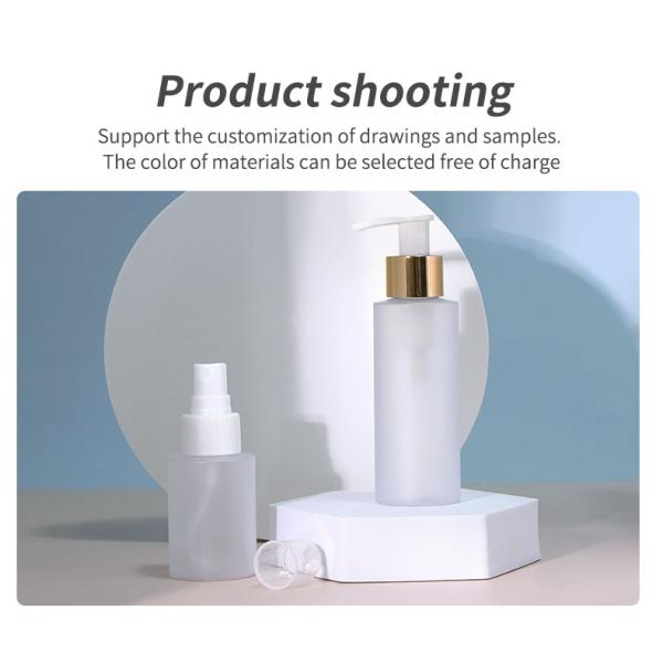 150ml 200ml PET Plastic Bottle with Pump for Luxury Bottle Skincare Face Cream Body Lotion and Serum Oil Screen Printing