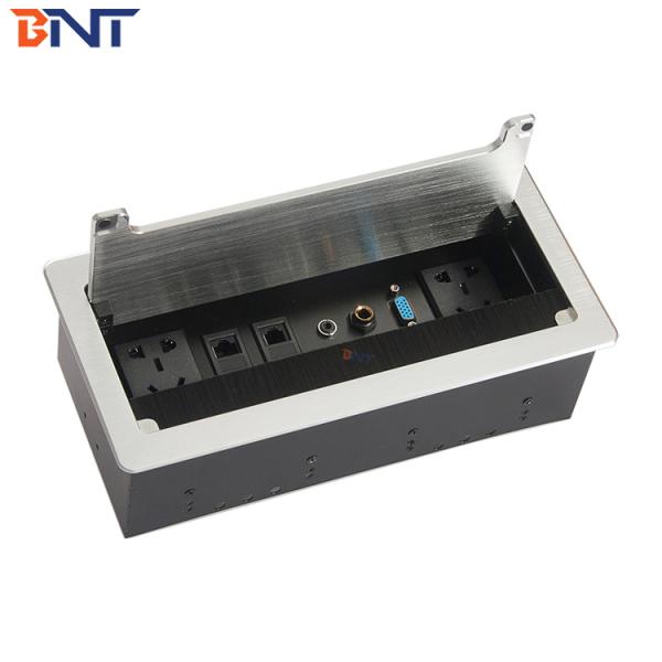 desktop pop up electrical outlet socket with universal outlet