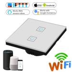 1/2/3 Gang Wireless Touch Switch 220v, Wifi Wall Touch Sensor Switch EU Standard