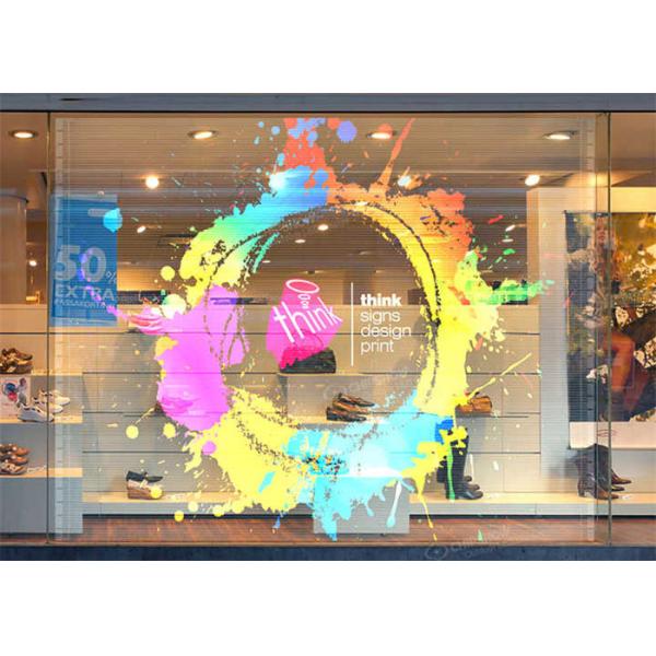 Transparent LED Screen SMD2121 Average No Failure 1000hours Transparent Advertising Display