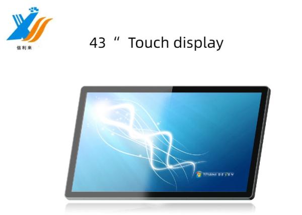 Quality 43 Inch Projected Capacitive Touch Panel Waterproof And Fingerprint Proof for sale