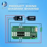3S 4S 5S Power Tool BMS Lifepo4 30A 40A Lithium Battery BMS Board With Temp