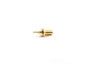 China RPSMA Female Bulkhead Connector for 1.13 Cable on sale