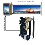 Insulation Class F Automatic Remote Control Flap Barrier Gate With Light