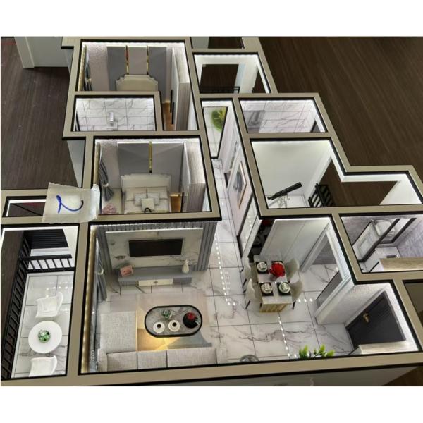 LED Lighting Architectural Interior Model 1:25 House Interior Design Model
