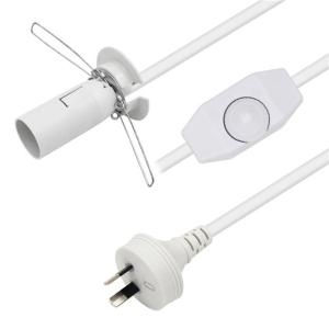 Buy cheap Cable H03VVh2-F 2G*0.75mm2 Salt Lamp Dimmer Switch And E14 Power Cord With Australia Plug product