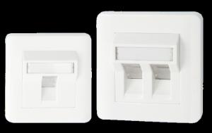 40Gbps Backbones Upgrade CAT7 Socket Installation on Wall Plate Switch for Speed Network