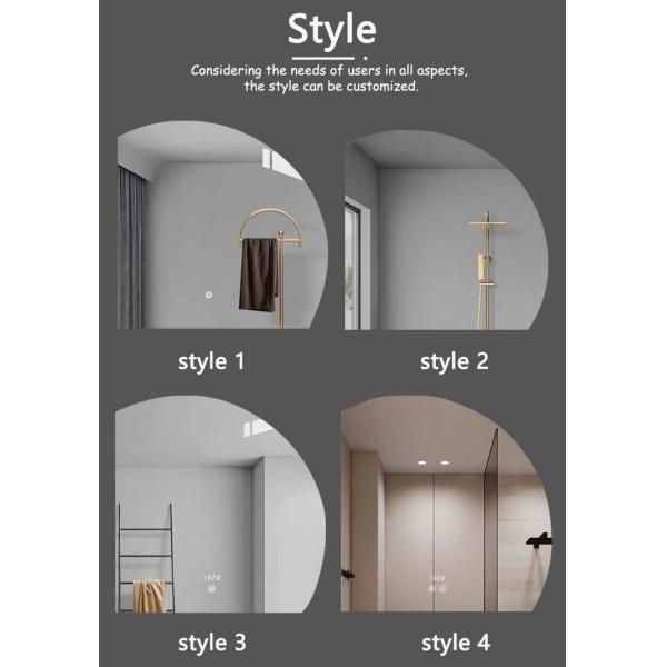 LED Strip Customized Trichromatic Light Smart Mirror A Must-Have for Modern Bathrooms