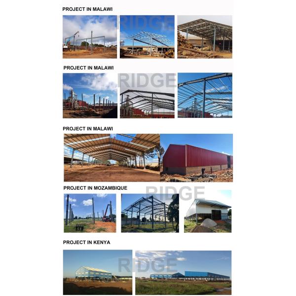 Industrial Long-Span Steel Buildings Custom Pre-Engineered Structural Frames for Large-Scale Construction
