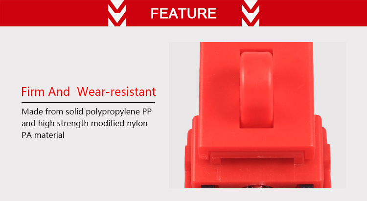 Polypropylene Electrical Lockout Devices Built In Tripping Moulded Case