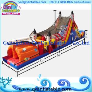 2015 Enjoy adult inflatable obstacle course for sale,inflatable playground