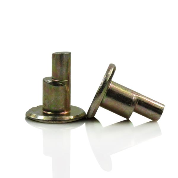 RoHs Certified Semi Tubular Step Shoulder Rivets for Light Shelves in Stainless Steel