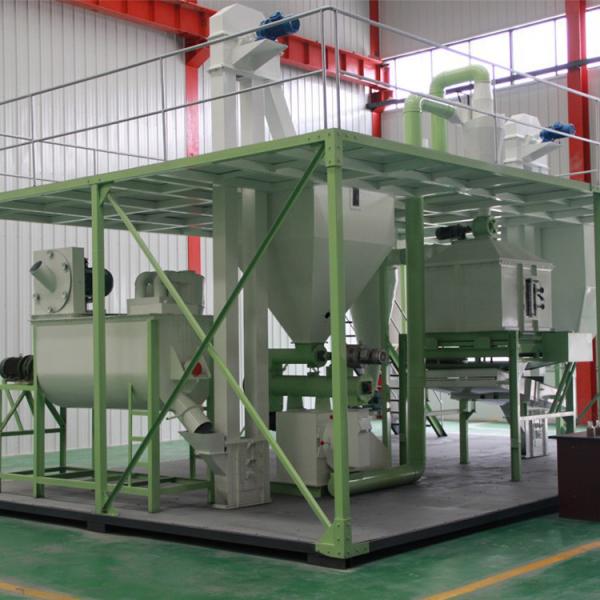 Automatic Cattle Feed Manufacturing Plant 3-12TPh Animal Feed Pellet Machine