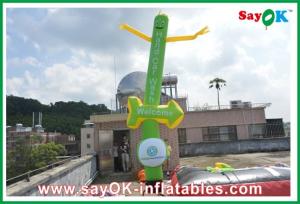 Buy cheap Inflatable Advertising Man Logo Printing Inflatable Sky Dancer Twin Legs For Festival Celebration product