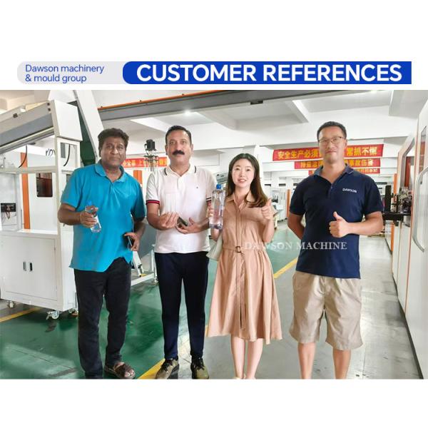4 Cavities Plastic Bottles Molding Machine Juice Bottle Making