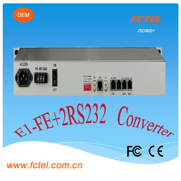 Quality E1-FE+2RS232 Protocol Media Converter for sale