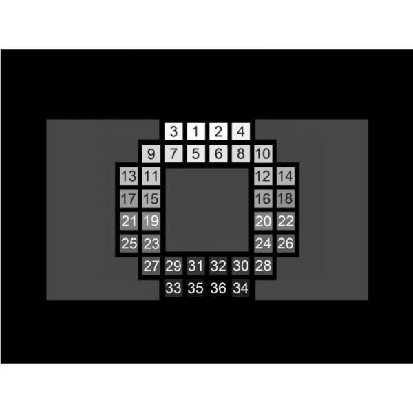 Quality Digital High Dynamic Range Camera Lens Test Chart OECF 36 Chart SineImage YE0269 for sale