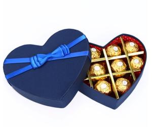 China Luxury Fancy Heart Shaped Packing Chocolate Gift Box Custom Paper Packaging Box/Food/Cake/Pizza/Chocolate Boxes on sale