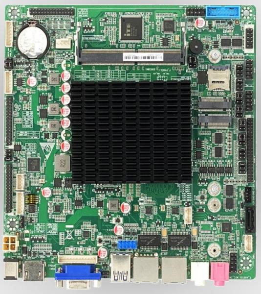 Quality VGA HDMI LVDS EDP Mini ITX Thin Motherboard Intel IOTG Elkhart Lake J6412 CPU for sale
