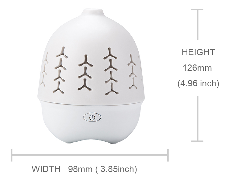 Modern Quiet Personal Mini 70mL Ceramic Aroma Diffuser