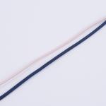 Pink 2mm Round Elastic Cord Braided Elastic String For Bracelets