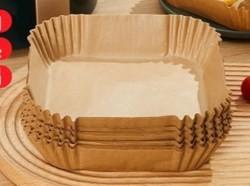 Oilproof Air Fryer Disposable Paper Liner Square Non Stick Insert Parchment Paper Liners