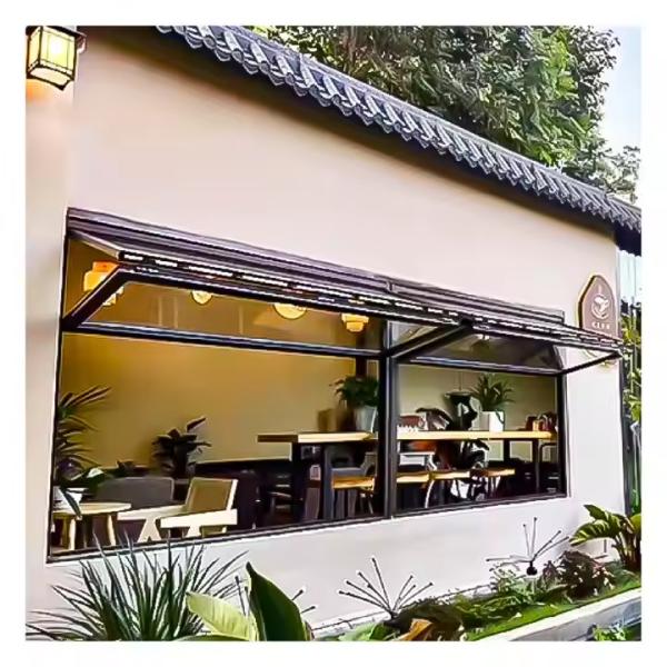 Quality Modern Style Aluminum Folding Window with Insulated Tempered Glass and Customized Glass Thickness for sale