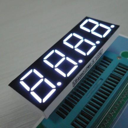 Quality White 4 Digit 7 Segment LED Display For Induction Cooker , Low Current Operation for sale