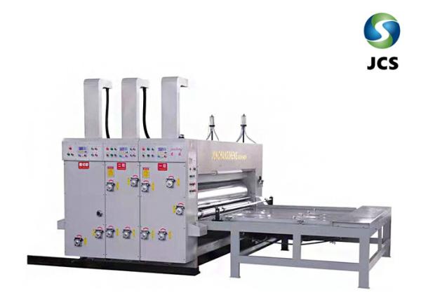 Quality 380v Flexo Die Cutting Machine Chain Feeding Type High Performance Low Noise for sale
