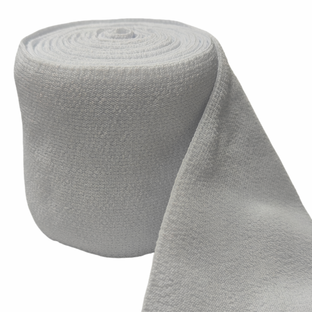 Nylon Woven Elastic Soft Waistband Super Wide White Color For Garments And Packaging