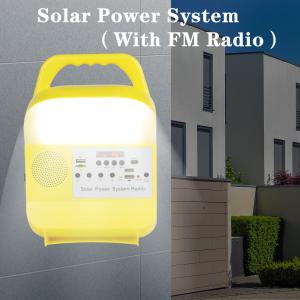 China 10w Solar Home Lighting System With Radio FM Bluetooth Speaker Charger on sale
