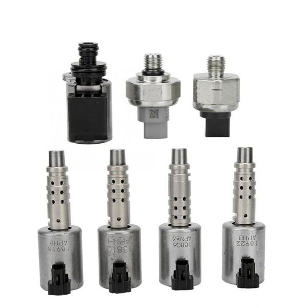 Auto Transmission System 7PCS RE0F10D CVT8 Transmission Solenoid Kit Sensor JF016E JF017E for Nissan