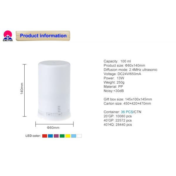 Home Electric Aroma Diffuser Machine Aroma Mist Diffuser 100ml
