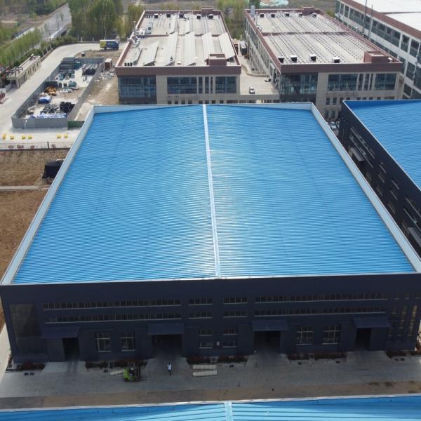 Quality Structural Steel Frame Construction Truss Steel Structure Warehouse With Parapet Wall for sale