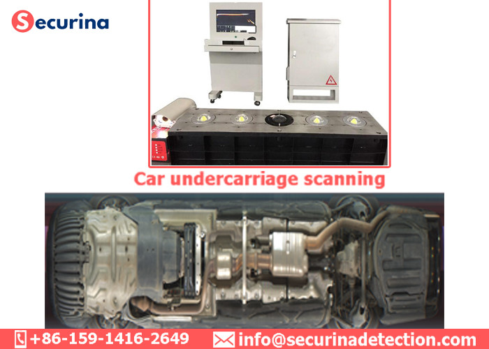 Easy Installations Under Vehicle Scanner Surveillance Machine With HD Line Scan Camera