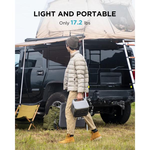 Ecoflow Portable Power Station River 2 PRO Fast Charging, Solar Generator Portable Power Station 768wh 800W