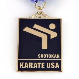 Fighting Custom Event Medals Design For Taekwondo , Karate , Judo