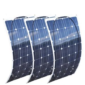 100W Monocrystalline Solar Panel Flexible  Pv Panels Temperature Resistance