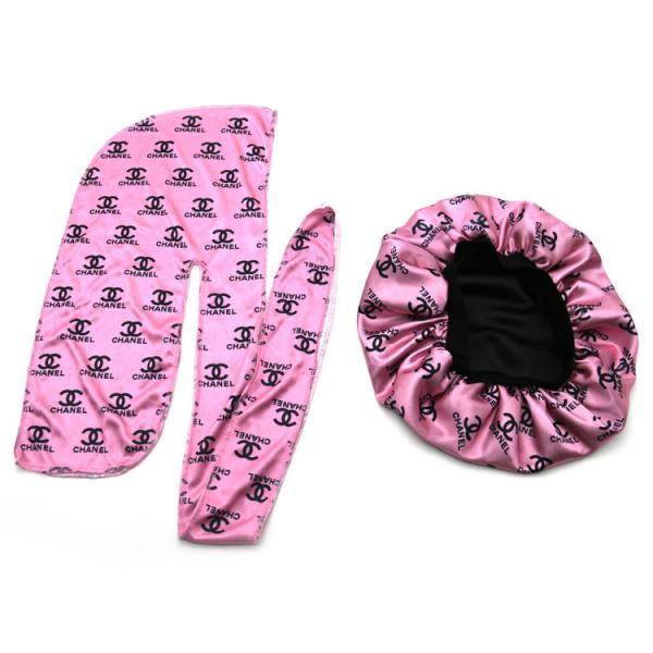 Quality Luxury Famous Hair Accessories Bonnet Durag Set for sale