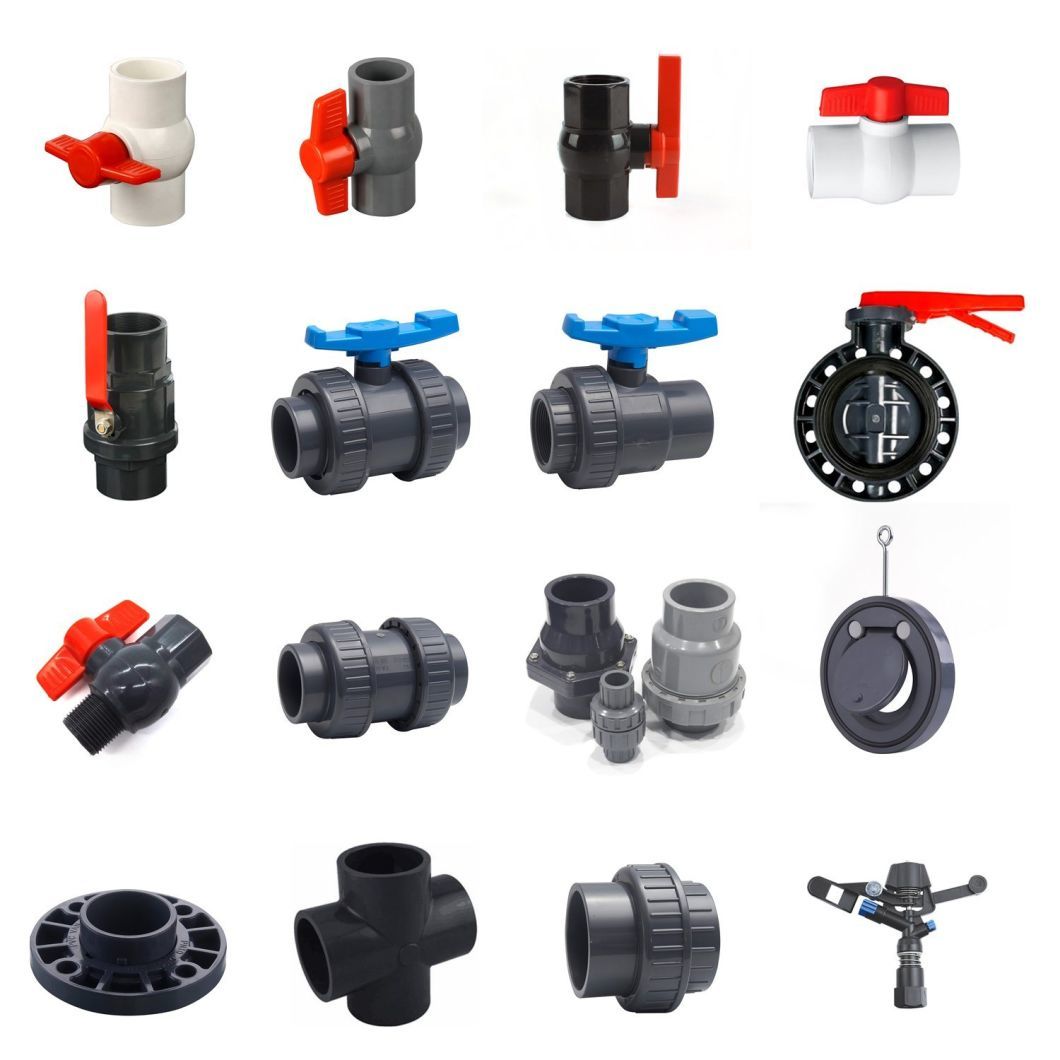 High Quality 1/2&quot; 12&quot; CPVC Fittings CPVC Pipe Fitting Pn16 Sch80 and ASTM D2846 Standard