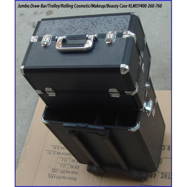 3-Tier Trolley Train Makeup Case with Detachable Drawers KLMSY400-260-760