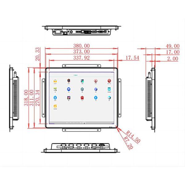 17-Inch Android Monitor for Warehouse Operations and Smart Factories