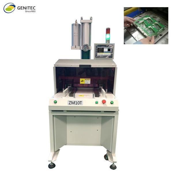 Quality 10 Tons PCB Punching Machine PCB Shear Cutter With 7 Inch Touch Screen for sale