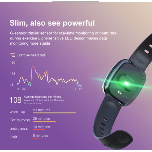 GT105 BLE Calling Smartwatch 170mA Battery Blood Pressure Wristwatch Bracelet Android Heart Rate apply to Apple