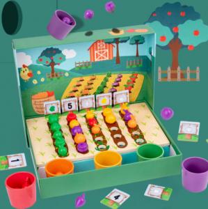 China Children Wooden Educational Toys Simulated  Farm Fruit And Vegetable on sale