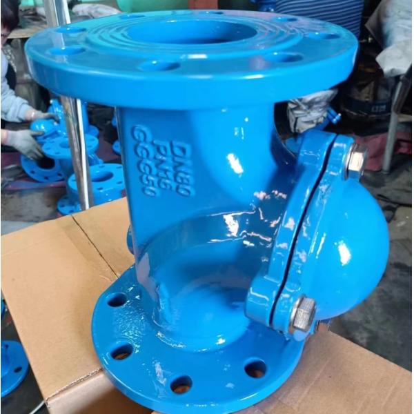 DIN3202 F6 PN16 flanged check valve ball type check valve