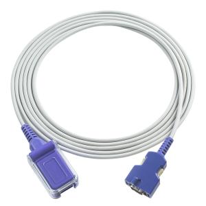 Buy cheap N-ellcor Spo2 Cable DOC-10 14Pin To DB9 SpO2 Extension Cable 3.0M TPU product